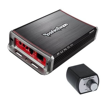 Rockford Fosgate PBR300X4 300 Watt 4-Channel Amplifier Compact Power Amp+Remote