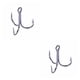 thumbnail image 1 of Eigraketly 20 piezas 3 garras 4 #6 #8 #10 # anzuelos de pesca volcados de Metal de curva redonda fuerte y afilada para atún al aire libre Triple púas de No.04 2piezas Eigraketly  CBP052368, 1 of 6