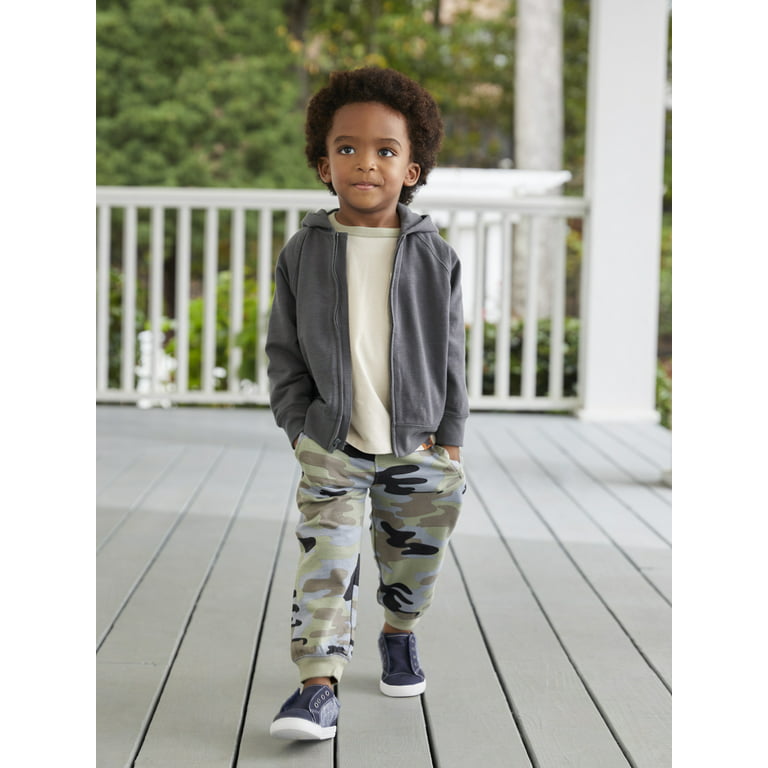 Modern Moments by Gerber Toddler Boy French Terry Jogger Pants, 2-Pack,  12M-5T