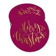 thumbnail image 1 of Inkdotpot 50 Pack Real Gold Foil Paper Tags Merry Christmas Favor Hang Tags, 1 of 6