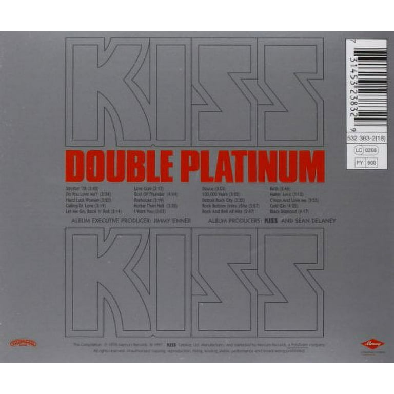 KISS DOUBLE PLATINUM サイン入り CD Double Platinum CD - KISS Official Store