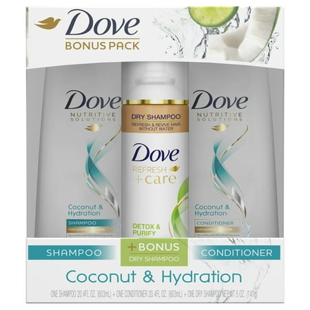 UPC 079400452580 product image for Dove Nutritive Solutions 20.4 Oz. Coconut Hydration Shampoo & Conditioner | upcitemdb.com