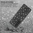 thumbnail image 5 of Compatible with Samsung Z Fold 4 Case Glitter Bling Samsung Galaxy Z Fold 4 Phone Case for Girls Cute Bumper Shockproof Protective Cases (Black), 5 of 13