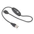 thumbnail image 2 of Computer Fan Adapter Cable USB 5V to 12V Fan Cable with Adjustable Speed for PC Case Cooling and More Applications, 2 of 11