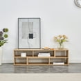 thumbnail image 2 of 2 Pieces Cube TV Stand,Free Combination Gaming Entertainment Center Media Stand,Open Storage Bookcase Shelf for Living Room,2 Shelf Bookcase L-Shaped TV Console Stand,with Dimensions of 47.2*12*13.4., 2 of 24