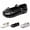 2-Black, variant on Gtoiithly Girls Everyday Wear Sneakers for Little Girls with Bow, Comfortable Soft Sole Fashion Casual Shoes for Daily Activities 6-Black 4.5-5 Years