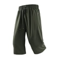 thumbnail image 2 of Men's Quick Dry Long Athletic Shorts Elastic Waist Drawstring with Zipper Pockets Breathable Gym Workout Running Summer Shorts 2026,2XL, 2 of 6