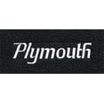 thumbnail image 3 of 1996-2000 Plymouth Breeze Floor Mat 4pc (FM222 FM222R) 901 Silver Fern Cutpile with Logo #243 Plymouth in 1922 Purple Thread, 3 of 4