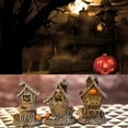 thumbnail image 4 of Bearachild Decoración de Halloween, adorno para la casa, fiesta de Halloween, decoración LED, resina sin llama, adorno artesanal aterrador para Bar de Kits de decoración para fiestas Esqueleto Bearachild HA007443-01, 4 of 6