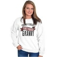 thumbnail image 3 of Sassy Tattooed Granny Funny Grandma Women Crewneck Sweatshirt Brisco Brands M, 3 of 6