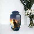 thumbnail image 7 of Cat Burial Urn For Ash For Women - Blue Urns For Human Ashes - Funeral Urns For Human Ashes Adult - Small Cremation Urn For Adult Mother & Father, 1 Large 10 Inch, 4 Keepsake Set, 7 of 7