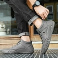 thumbnail image 2 of Men's Casual Shoes High Top Snow Boots Hiking Boots For Daily Wear Fashion Ankle Boots With Flat Heel, 2 of 8