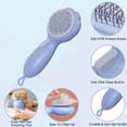 thumbnail image 2 of Cepillo para guantes de aseo para gatos, cepillo autolimpiante para mascotas de pelo corto y largo, cepillo de baño para perros para mudar y arreglar, 2 of 5