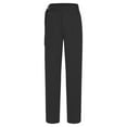 thumbnail image 3 of SiiRoh Men's Samba Salsa Ballroom Dance Pants Solid Color Adjustable Buckle Belted Trousers Black XL, 3 of 6