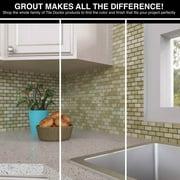The Tile Doctor Crystal Glass Grout Jewels Agate - Glass Expoy Grout Glitter Additive for Tile, Backspalsh, Pool, Kitchen, Bathroom 5.5 lbs