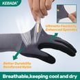 thumbnail image 4 of Guantes de trabajo Kebada W2 con revestimiento de nitrilo para hombre y mujer, 6 pares, 4 of 7