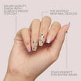 thumbnail image 6 of KISS Salon Design, Press On Nails, Worry bout Karma, Pink, Medium Almond, 24 Count, 6 of 7