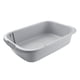 thumbnail image 5 of Bandeja de arena para mascotas Orinal Inodoro Inodoro Caja de arena Contenedor Bandejas de arena Parte superior abierta Caja de arena para gatos Lados Gris 52x35x12cm Salvador Bandeja de arena para gatos, 5 of 10