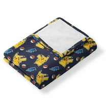Pokemon Lightning Chase Silk Touch Throw Blanket