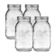 thumbnail image 1 of Frascos Mason Jars 32 Onzas Ball 4 Piezas Vidrio Transparente Recipiente Bebidas Alimentos, 1 of 4