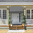 thumbnail image 2 of Renwick Manual 59″ L Retractable Awning with Adjustable Angle & Height For Patio and Balcony, Dark Gray, 2 of 8