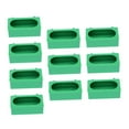 thumbnail image 5 of OATIPHO 10Pcs Green Parrot Feeder with Tasteless Material for Bird Supplies, 5 of 8