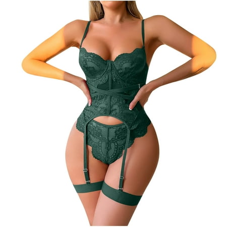 DISKEBUISS Sexy Lingerie for Women Mesh Sheer Spaghetti Strap Sleepwear Size S M L