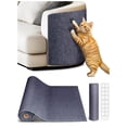thumbnail image 1 of Alfombrillas para rascar Gatos de 90 x 40 cm, Autoadhesivas y recortables, Ideales para Muebles, sofás o Paredes, y para Cubrir el Poste rascador (Gris Oscuro)., 1 of 7