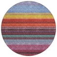 thumbnail image 2 of Addison Rugs Chantille Indoor/Outdoor Transitional Geometric, Abstract Lavender Washable Round Rug, 8' x 8', 2 of 6