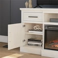 thumbnail image 4 of Ameriwood Home Galacia Electric Fireplace & TV Console for TVs up to 65", White Oak, 4 of 19
