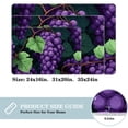 thumbnail image 2 of Grape Indoor Carpet Kitchen Rug Office Mat - Polyester Non-Slip Machine Washable, 2 of 6