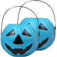thumbnail image 1 of Cubo de calabaza, 2 piezas, cubos de Halloween, cubo de calabaza, cubos de calabaza para pedir dulces, linternas, calabazas, cestas de Halloween para dulces, 1 of 3