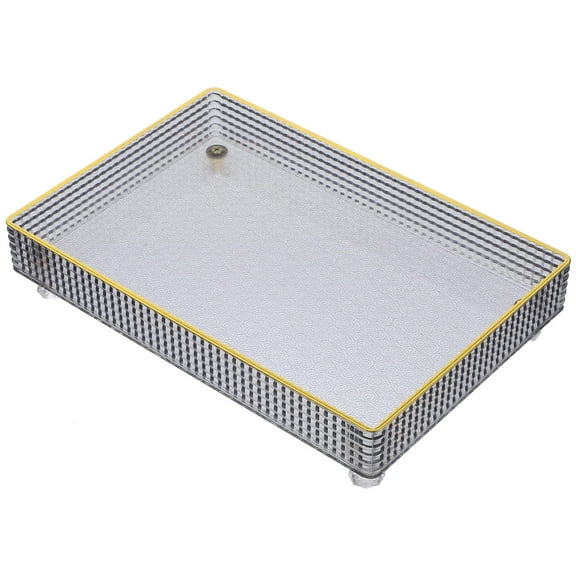 HOOWIFFY Compact Grey Multi-Function Storage Tray for Home Use, and Fade-Resistant Organizer