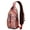 Red-19, variant on Boho Chic Crossbody Sling Bag Vintage Artistic Lightweight Backpack for Short Adventures