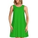thumbnail image 1 of Balery Green Vestidos de verano para mujer con estampado: vestido holgado sin mangas, vestido playero informal y cómodo para días calurosos., 1 of 7