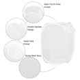 thumbnail image 1 of Naiovety Cesta de de poliéster de gran capacidad, cesta de limpieza plegable para habitaciones desordenadas blanco, 1 of 6