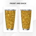 thumbnail image 3 of KLL Gold Glitter Print 40oz Stainless Steel Insulated Car Cup with Spillproof Lid - Keep Your Drink Hot or Cold on the Go-Without Straw, 3 of 8
