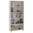 thumbnail image 3 of vidaXL Adult Highboard and Bookcase Hamar Solid Wood Pine White, 3 of 5