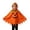 v#20Orange71, variant on Rggeeun Child Cape Cute Pumpkin Pattern Hooded A Line Pointed Hem Relaxed Fit for Halloween Outdoor Play Fashion Capes,Orange,9-12 Months