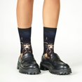 thumbnail image 4 of Naloa Regal Stag In Forest Kids Socks Unisex Kids and Toddlers' Crew Socks, ,1 Pairs, 4 of 5
