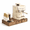 Dark Brown, variant on Wooden Coffee Station Organizer With Drawers K Cup Holder Brown