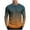 Yellow, variant on Dagugfen Mens Tops Summer Long Sleeve Crew Neck Fitted Comfy Gradient Color Casual Tee Shirts Fashion