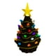 thumbnail image 2 of Árbol de Navidad de cerámica 18,8 Cm Pequeño árbol de Navidad Mini árboles colocados Escritorio Decoración para hogar Iluminación Decoración navideña, perfecl Árbol de Navidad de cerámica, 2 of 6