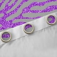 thumbnail image 4 of Castle Fairy Purple Zebra Print Curtains Pack of 2 (42x84 Each),Animal Curtains Blackout, 4 of 6