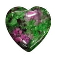 thumbnail image 1 of Cristal curativo en forma de corazón, piedra preciosa natural, cuarzo rosa pulido y amatista, para decorar la pecera de casa, regalo curativo, 1 of 3