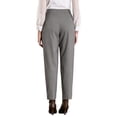 thumbnail image 3 of Pantalón de Houndstooth para Mujeres INSPIRE CHIC para un Look Profesional y Elegante en la Oficina XL Gris, 3 of 5