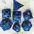 thumbnail image 2 of Hollow Metal DND Dice Set - Blue, D4 D8 D10 D12 D20, 2 of 4