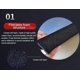 thumbnail image 2 of SelfAdhesive Insulation Mat, Soundproof Foam Roll with Aluminum Foil, 10mm Thick (1m x 10m), 2 of 5