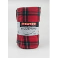 Biddeford Heated Throw with Electric Analog Controller, Redblue Plaid
