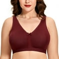 thumbnail image 1 of AISILIN Women's Plus size Wireless Seamless Sleep Bra Cotton Unlined Bralette Comfort Support Daily Bra, 1 of 3